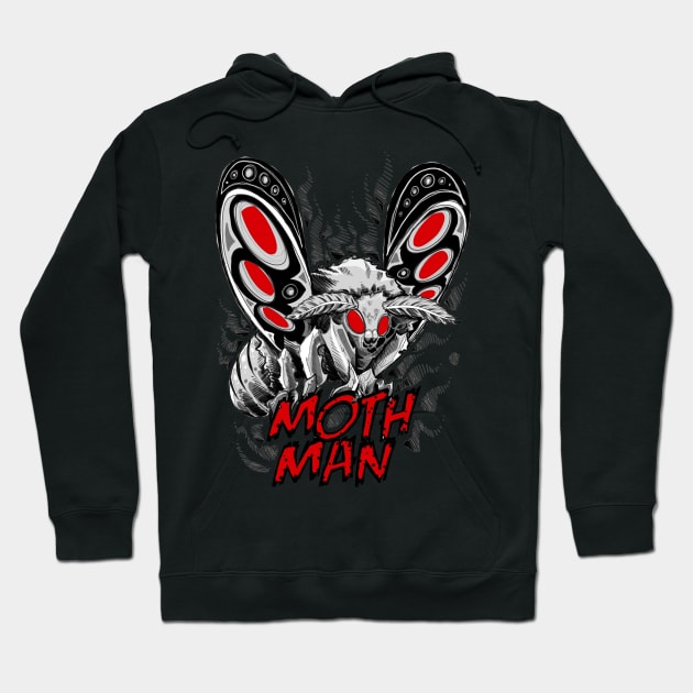 Mothman Hoodie by paintchips